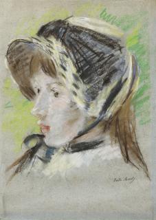 Berthe Morisot - Jeanne Pontillon À La Capeline