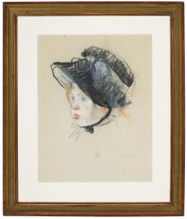Berthe Morisot - Jeannie en chapeau de velours