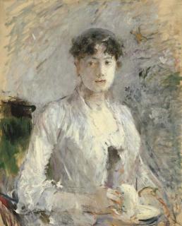 Berthe Morisot - Jeune femme en mauve