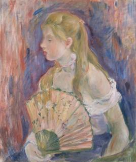 Berthe Morisot - Jeune fille à l\'éventail