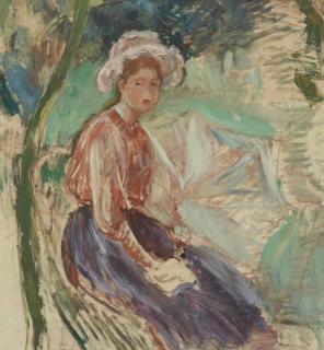 Berthe Morisot - Jeune fille à l\'ombrelle