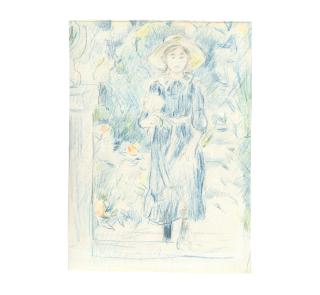 Berthe Morisot - Jeune fille au chapeau