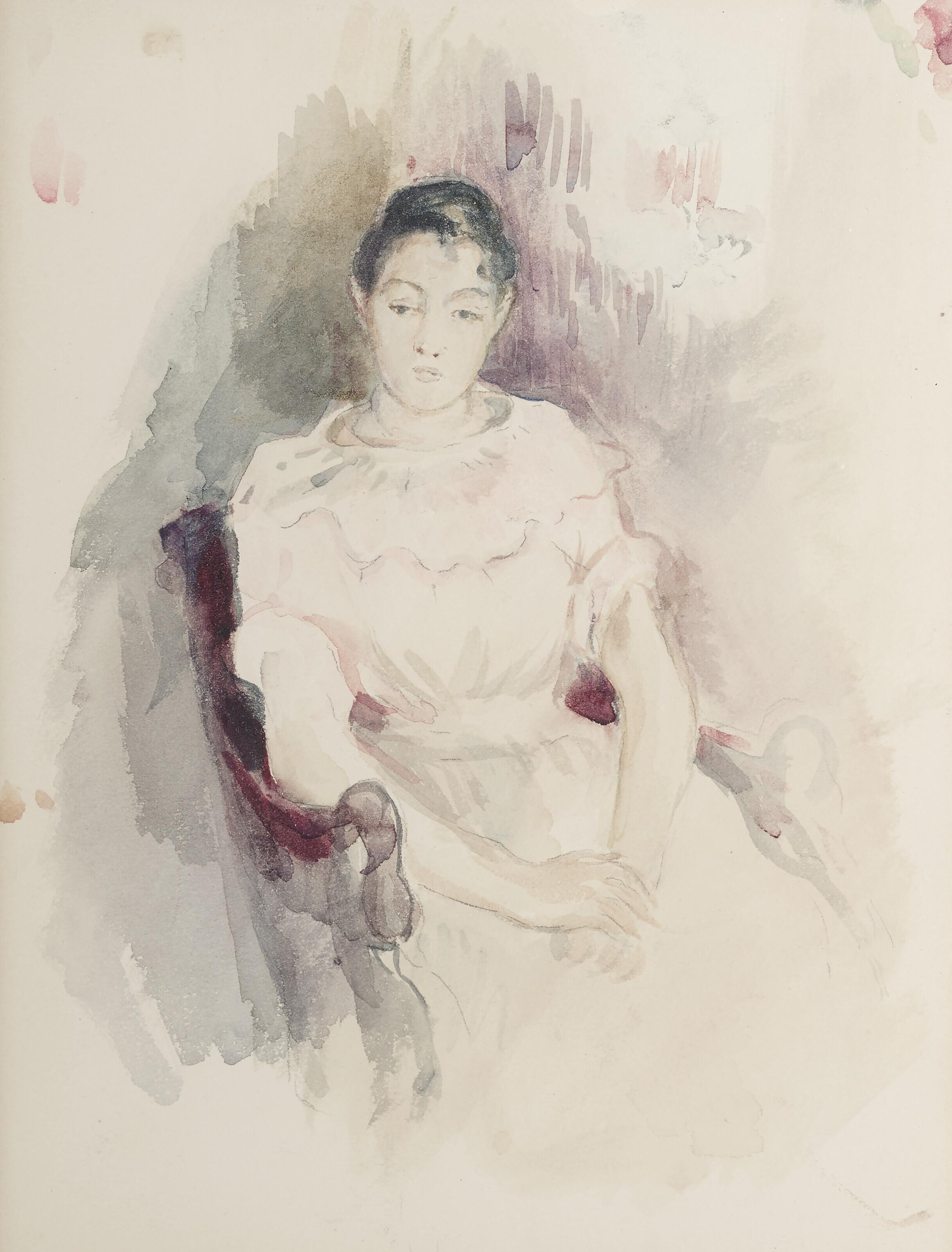 Berthe Morisot - Jeune fille au repos