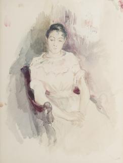 Berthe Morisot - Jeune fille au repos