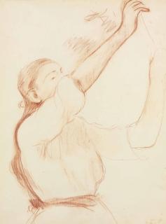 Berthe Morisot - Jeune fille cueillant des cerises