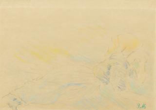 Berthe Morisot - Jeune Paysanne Allongée