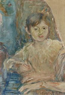 Berthe Morisot - Julie Manet écoutant, étude pour \