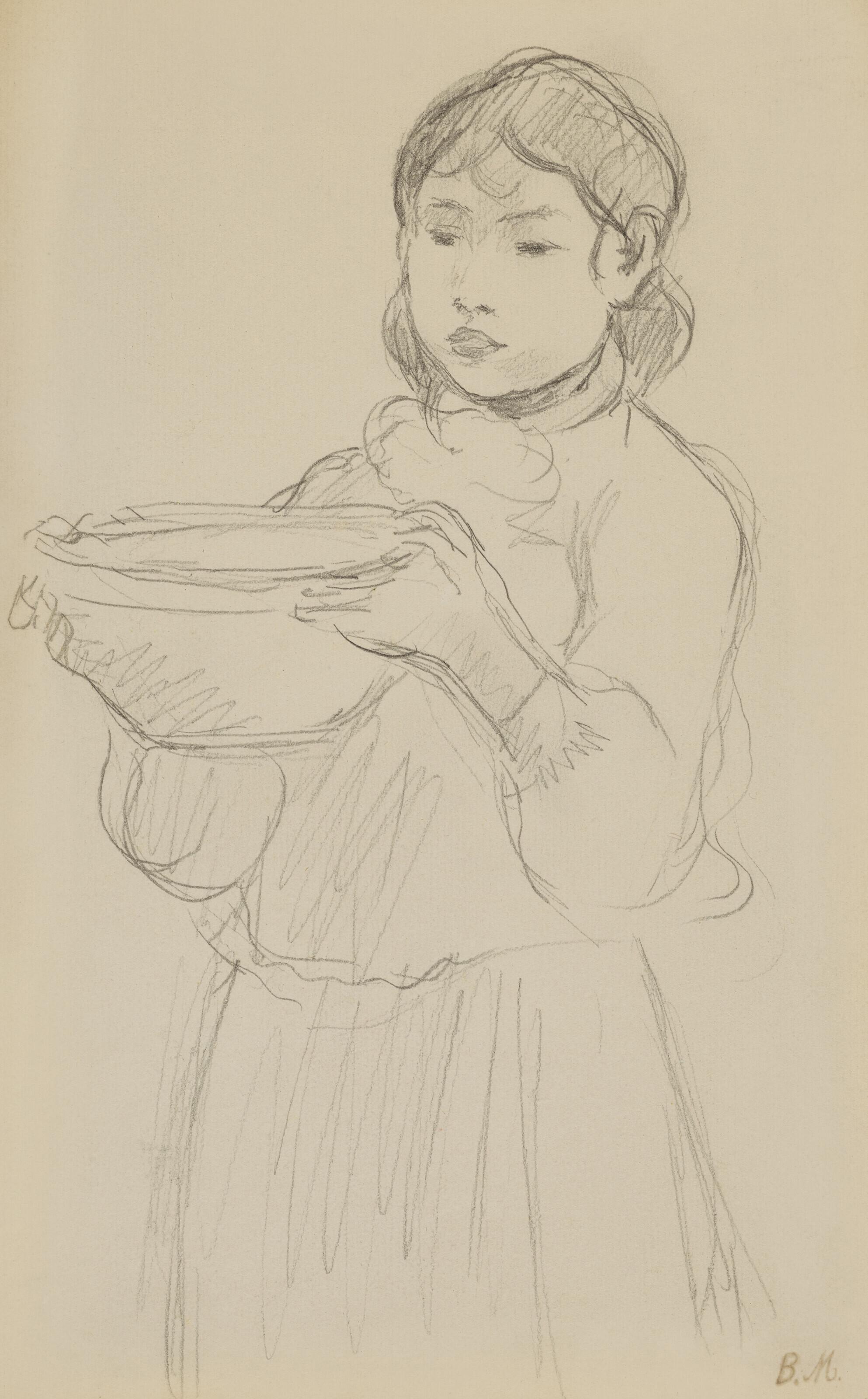 Berthe Morisot - La jatte de lait