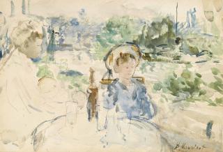 Berthe Morisot - Le déjeuner à la campagne