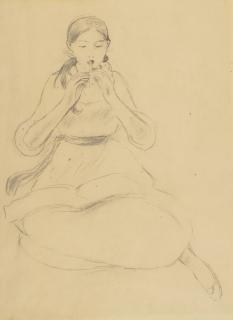 Berthe Morisot - Le Flageolet