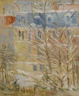 Berthe Morisot - Maisons Sous La Neige
