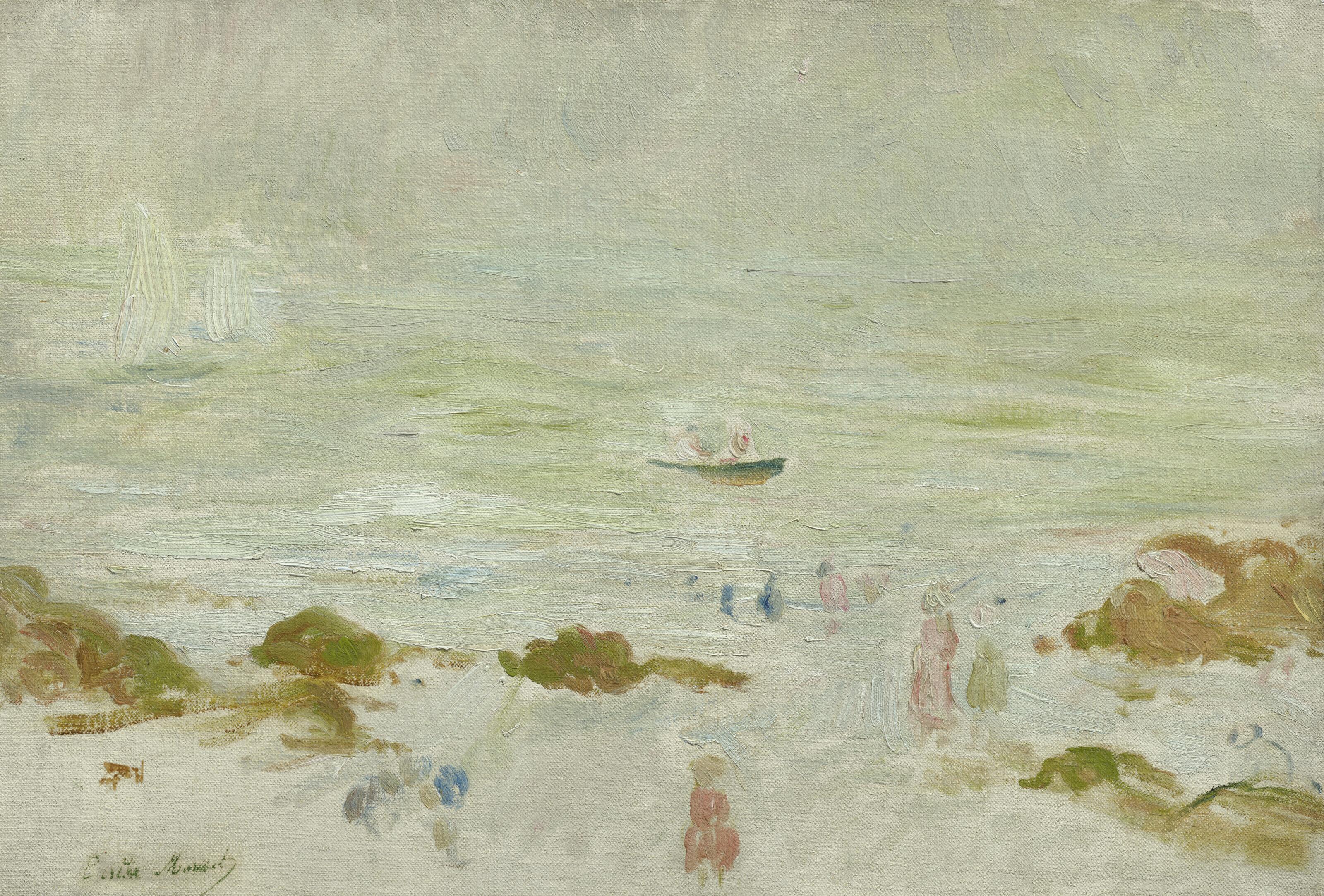 Berthe Morisot - Plage de la Comtesse dans la brume