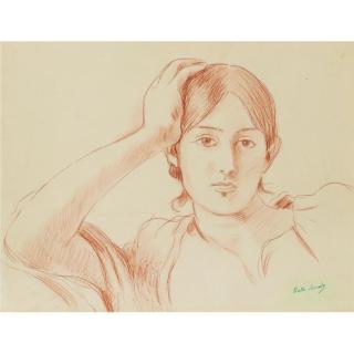 Berthe Morisot - Portrait De Jeanne Pontillon