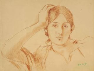 Berthe Morisot - Portrait De Jeanne Pontillon