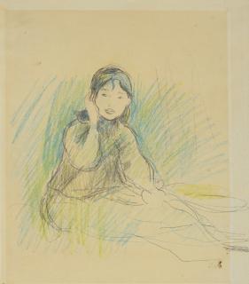 Berthe Morisot - Portrait de Mademoiselle Dufour