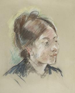 Berthe Morisot - Portrait de Mademoiselle Labillois