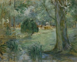 Berthe Morisot - Rivière Au Bois De Boulogne