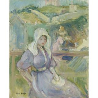 Berthe Morisot - Sur La Plage À Portrieux