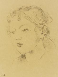 Berthe Morisot - Tête de femme