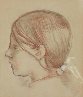 Berthe Morisot - Tête de Jeannie