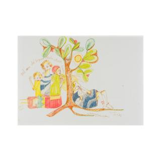 Bertina Lopes - Un giorno o l\'altro e dimentichero tutio, Sans titre (deux oeuvres sur papier)