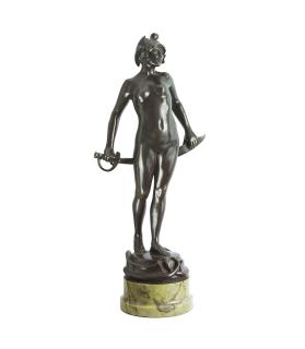 Bertram Mackennal - Salome, c.1895 height: 33.0cm (13in). (including base)