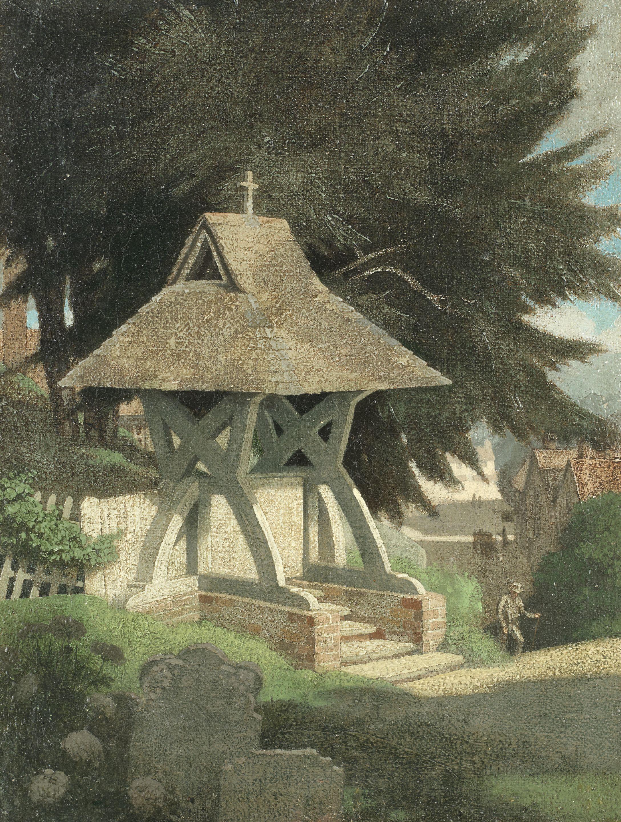 Bertram Nicholls - A Lych Gate, Steyning, Sussex