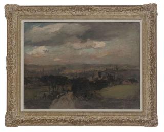 Bertram Priestman, R.A. - Bradford from Moorfield