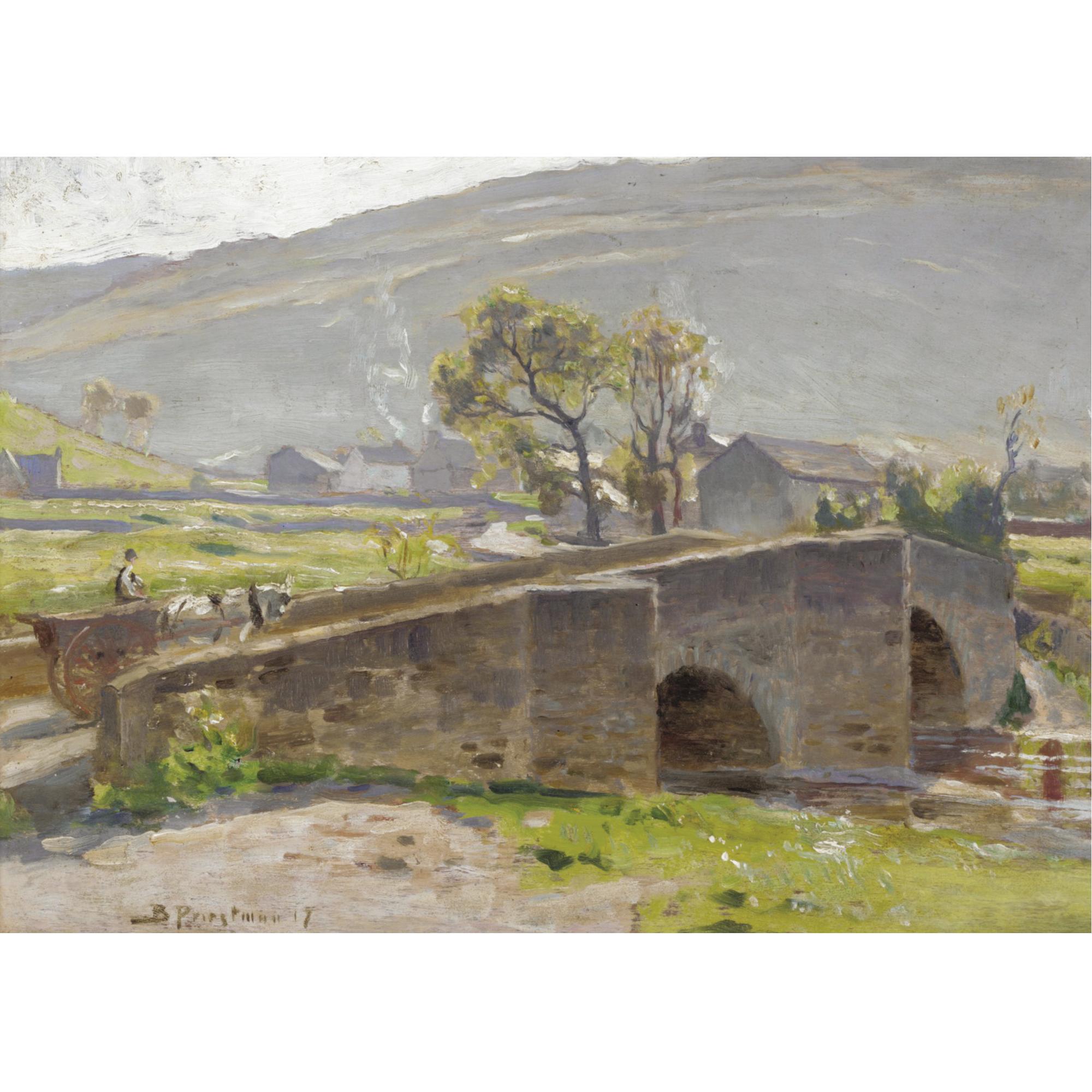 Bertram Priestman, R.A. - Buckden Bridge