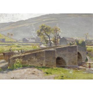 Bertram Priestman, R.A. - Buckden Bridge