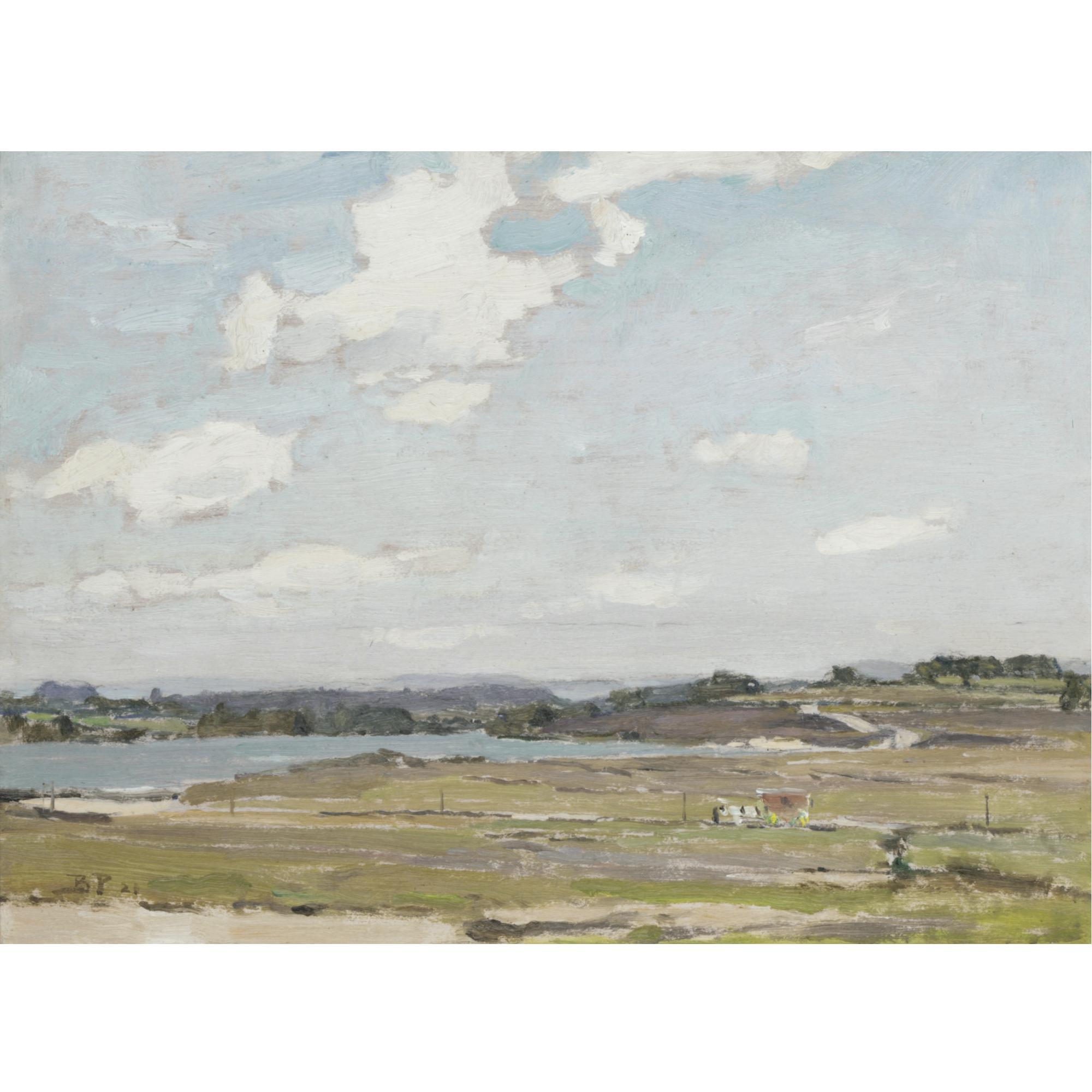 Bertram Priestman, R.A. - Linton Weir, Grassington