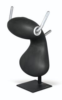 Bertrand Lavier - Embryochair By Marc Newson Mounted On A Base.