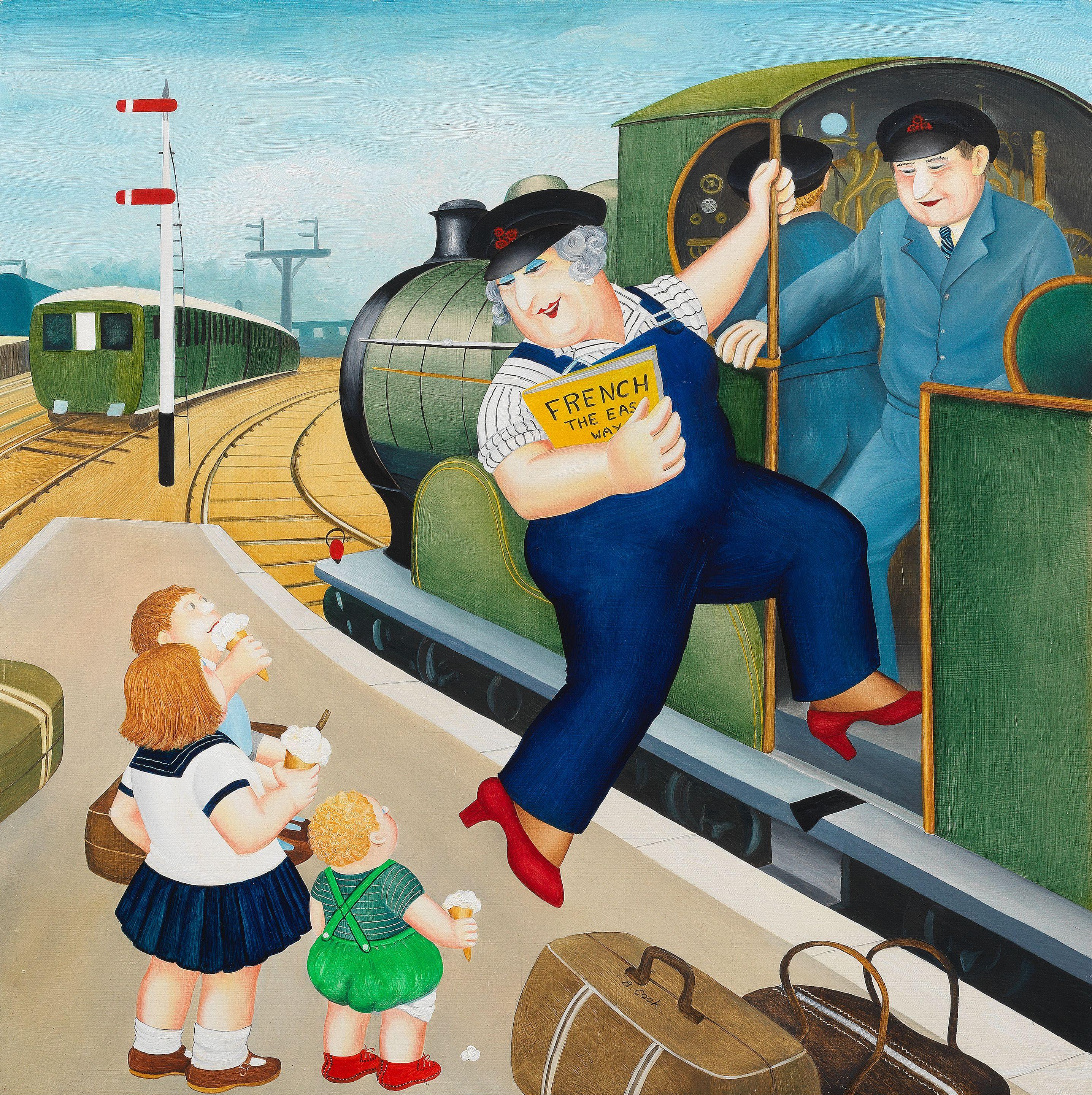 Beryl Cook O.B.E. - French Lessons