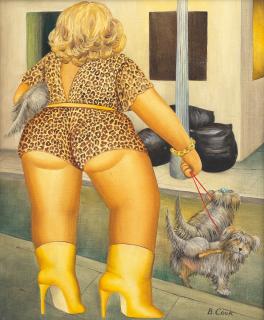 Beryl Cook O.B.E. - Yellow Boots