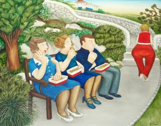 Beryl Cook - Hips and Chips