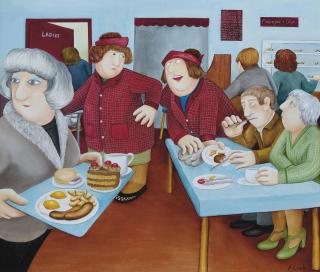 Beryl Cook - Motorway Cafe