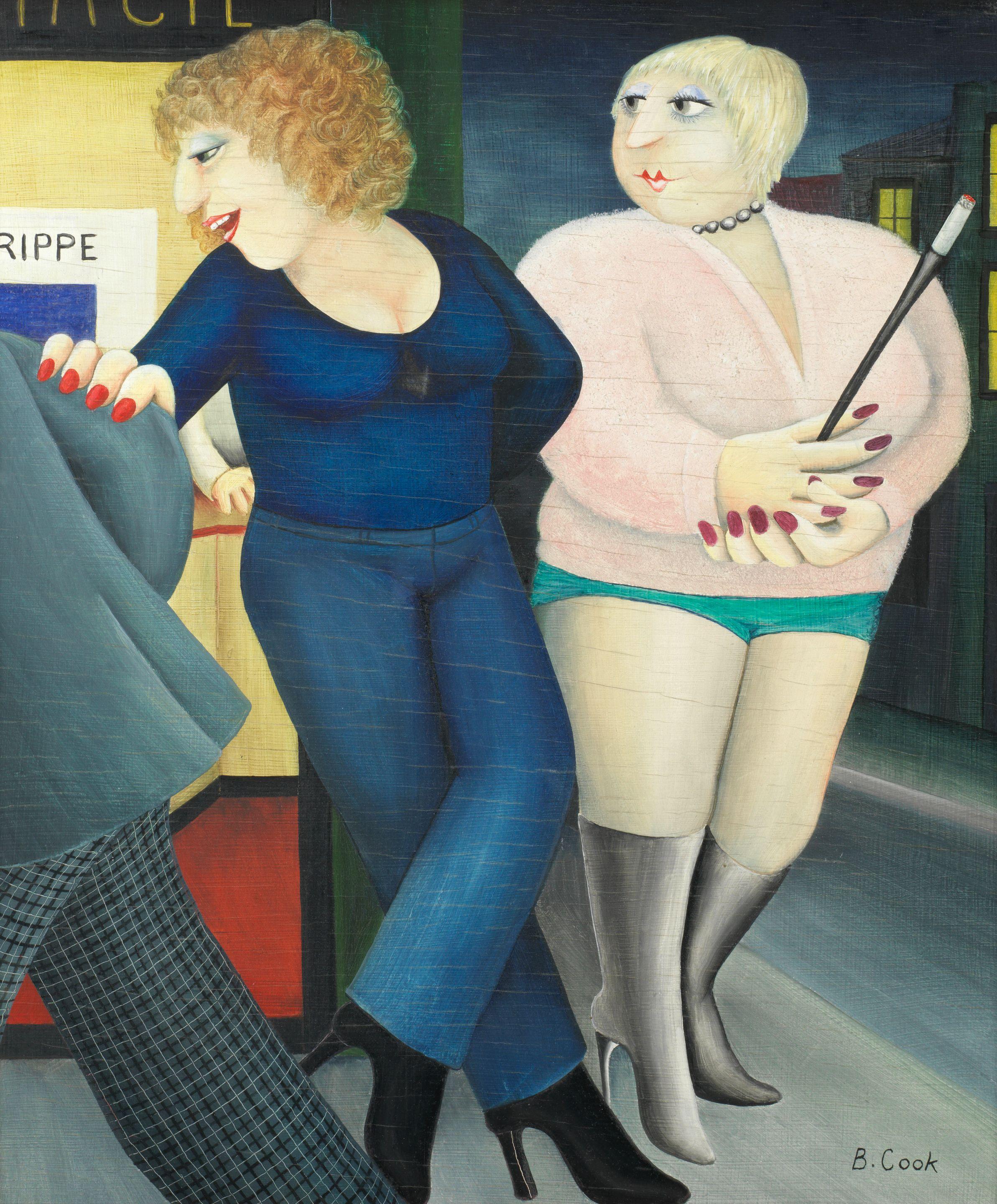 Beryl Cook - \'Ullo Chéri