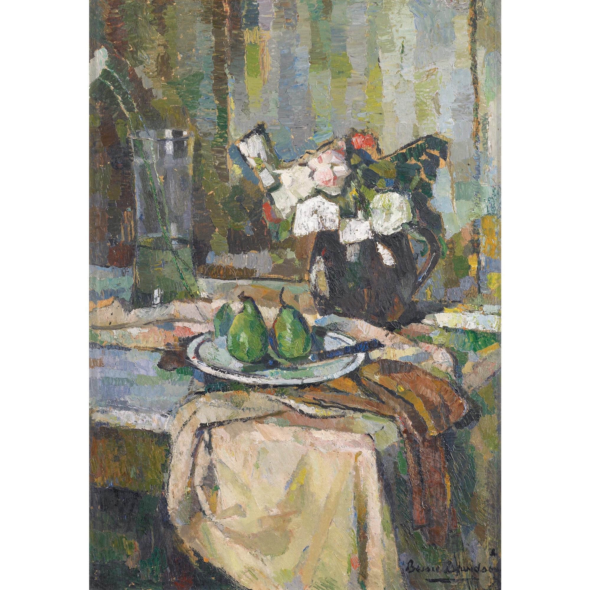 Bessie Davidson - Australian Still Life With Fruit And Flowers