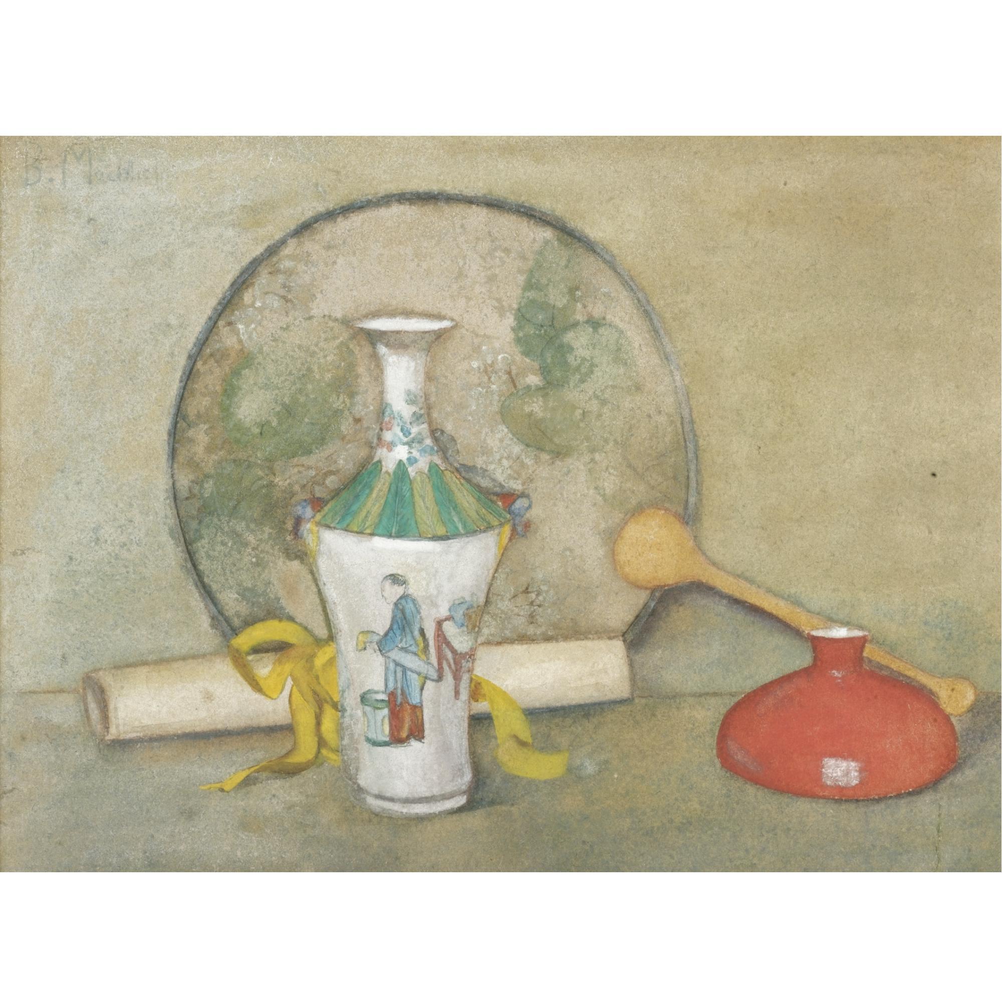 Bessie Macnicol - Still Life With An Oriental Vase