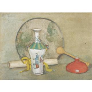 Bessie Macnicol - Still Life With An Oriental Vase