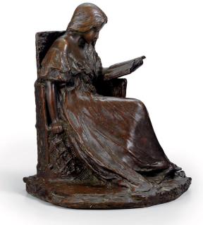 Bessie Potter Vonnoh - \'Girl Reading\'