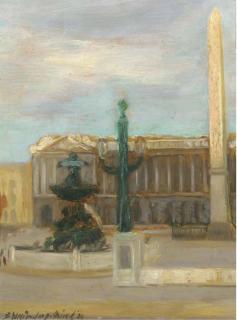 Betsy Westendorp-Osieck - L\'Obelisque de Luxor at the Place de la Concorde, Paris