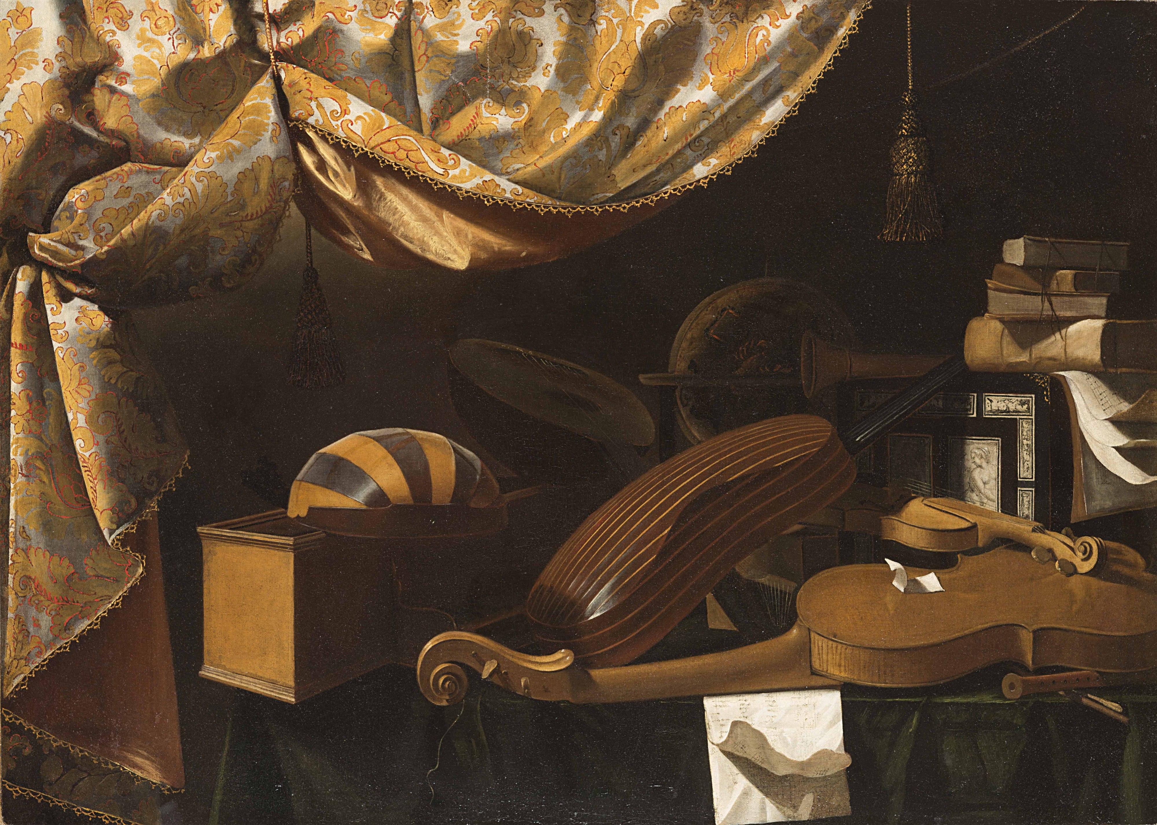 Bettera Bartolomeo - Natura morta di strumenti musicali