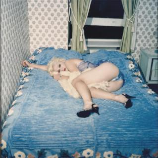 Bettina Rheims - Madonna Blue in Shiny Blue Underpants, New York, September 1994