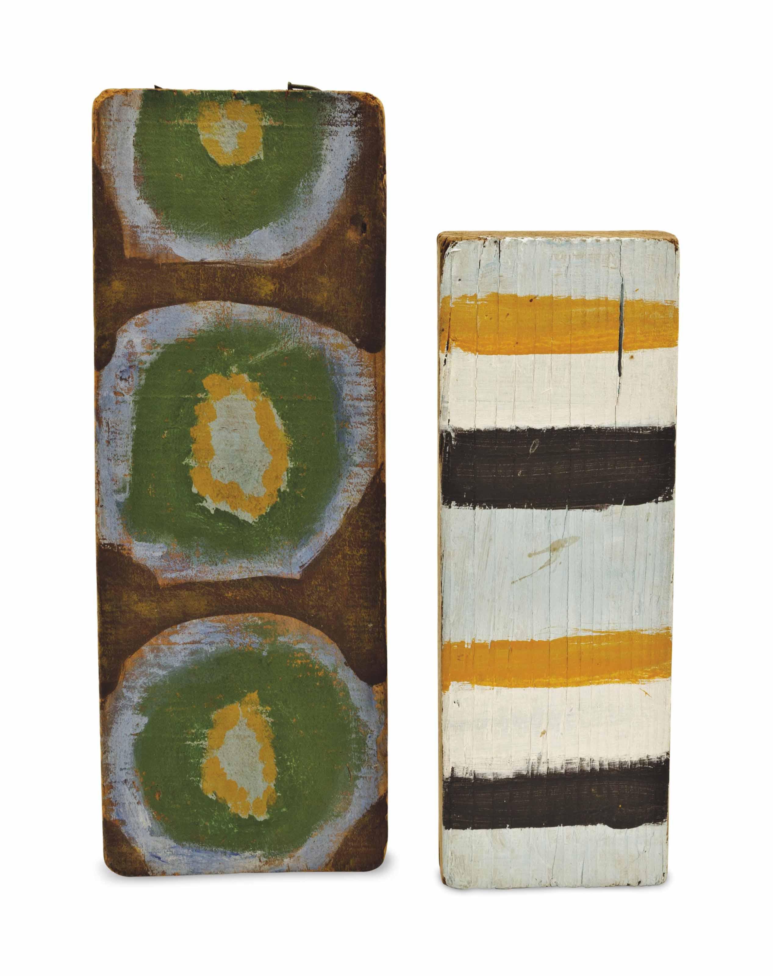 Betty Parsons - Untitled; and a companion work