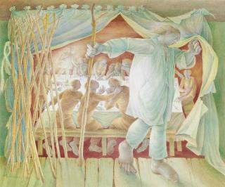 Betty Swanwick, R.A. - One Amongst Us; and a preliminary study