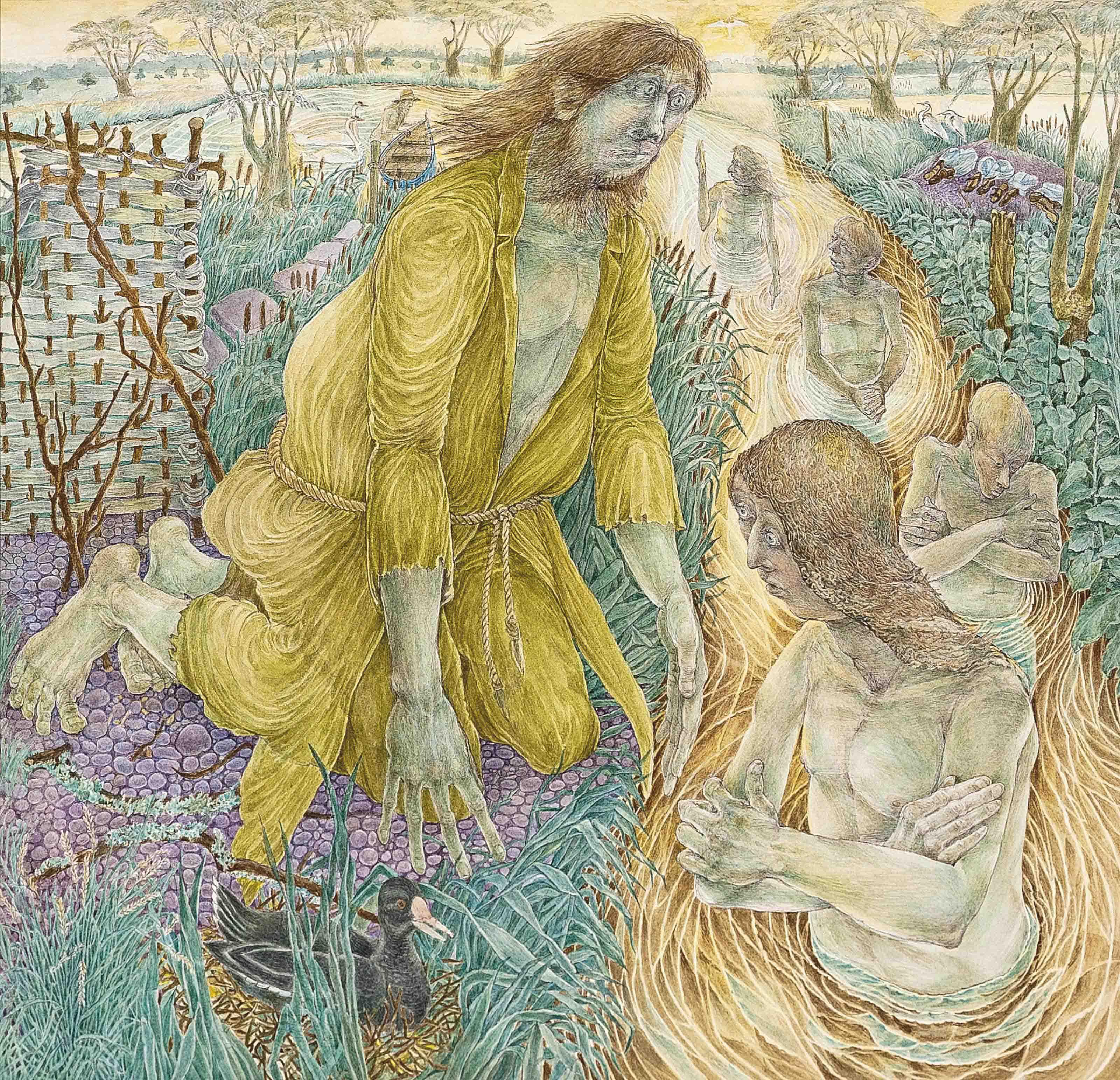 Betty Swanwick, R.A. - The River; Study for The River