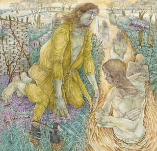 Betty Swanwick, R.A. - The River; Study for The River