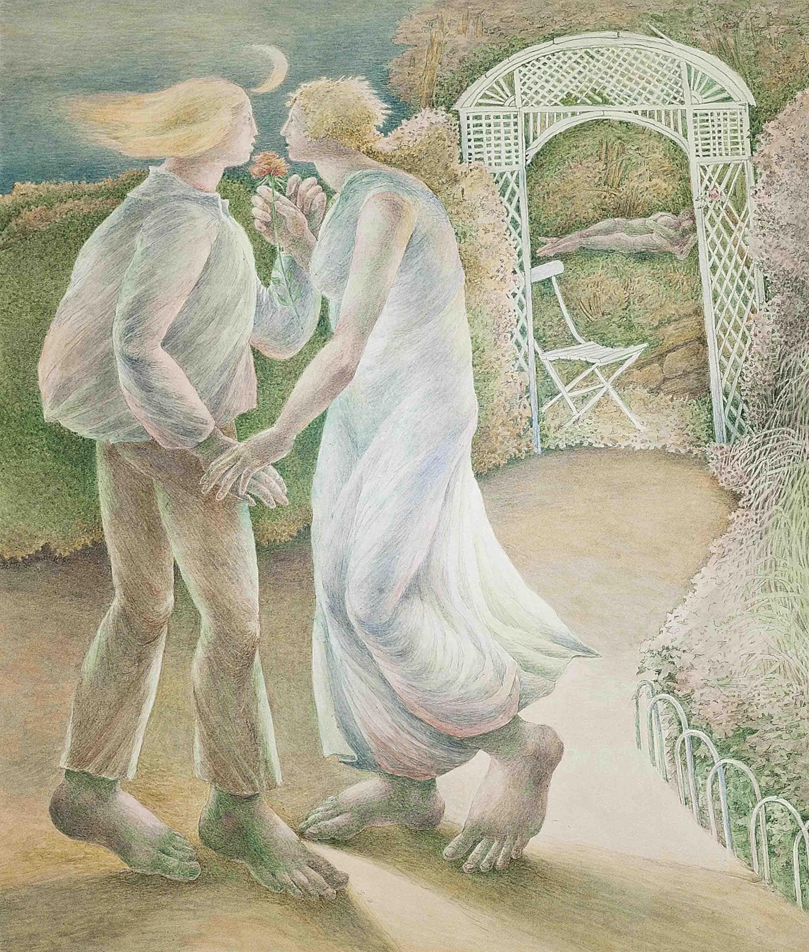Betty Swanwick, R.A. - The Walk to the Paradise Garden