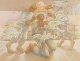 Betty Swanwick - Feeding the Flocks